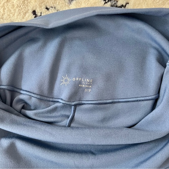 OFFLINE by Aerie Real Me Jogger - Blue - SHORT length - Picture 6 of 7